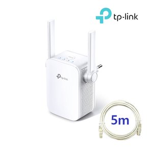 RE305+랜선 5M 기가 1200Mbps 무선 AP 증폭기 확장기 세트