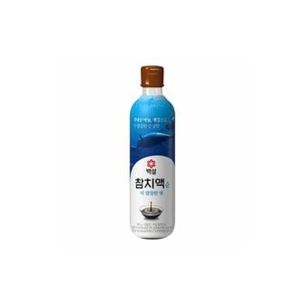  CJ 백설 순 더 깔끔한맛 참치액 500ml 2개