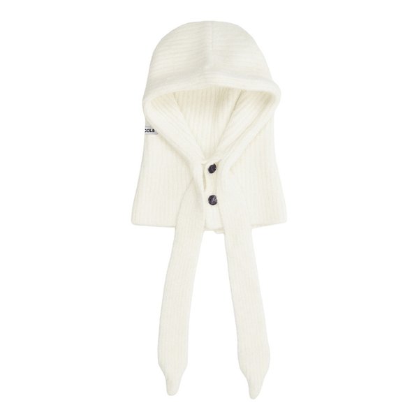 SOFT KNIT HOOD BALACLAVA_IVORY