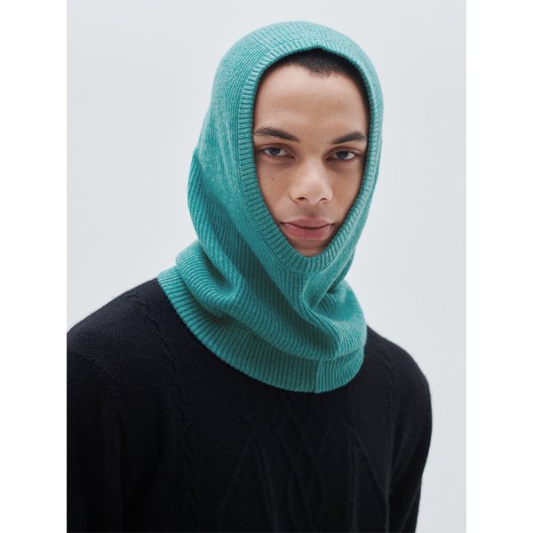 100% 캐시미어 [M23AHA037]Hoody warmer(Emerald Grey)