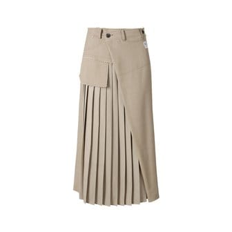 래코드 Side Pleats Skirt RQKAW24598BEX