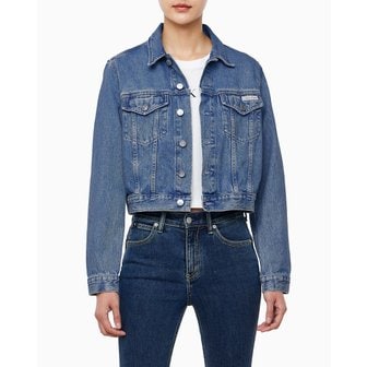 Calvin Klein Jeans [파주점] [캘빈클라인진]CK진여성 90s 크롭 데님 자켓(J224542)