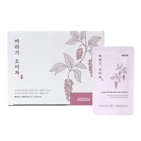[바라기] 오미자 80ml 10포 전통차 오미자 진액