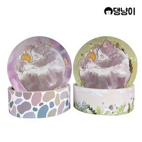 고양이 스트레스 해소템 원형 스크래쳐 + 캣닢 포함