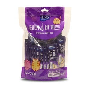 테비바게트 치킨연어 퓨레10g x40개 고양이간식