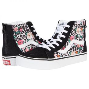 키즈 반스 SK8-Hi 스케이트 하이 지퍼 - (Leopard Floral) 블랙True 화이트 3325885