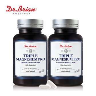 닥터브라이언 [직구][2통] 닥터브라이언 트리플 마그네슘 프로 (총6개월분) 글리시네이트 말레이트 시트레이트