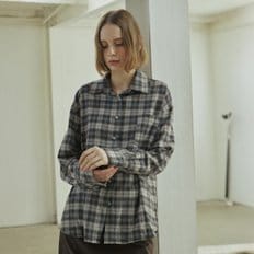 SPREAD CHECK SHIRT_SKY BLUE