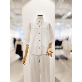 [파주점] 오버핏 아웃 포켓 블라우스 CR7A0BL361