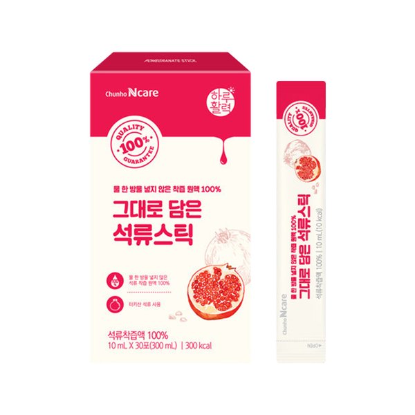 [천호앤케어]그대로담은 석류스틱(10ml x 30포) x 1Box