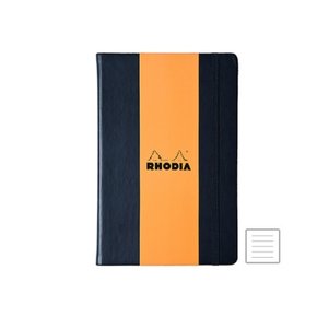 [RHODIA]로디아 뷰티크 웹노트 A6 (블랙) 줄지