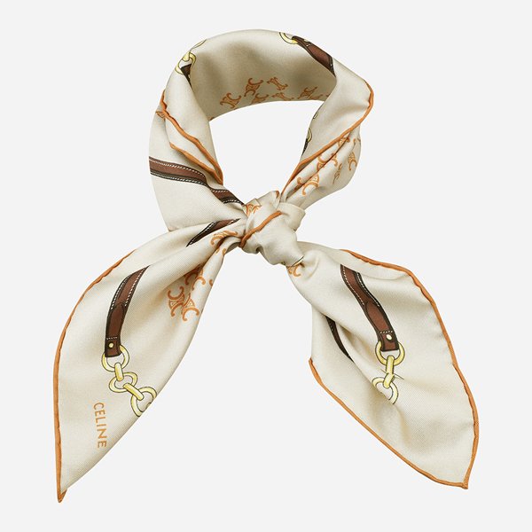 [시흥점] 5F 2AWB60ZV1 GDB6 반다나 헤리티지 실크 트윌 바닐라 오렌지