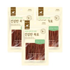 건강한육포 오리가슴살 소프트스틱 애견간식 100g x 3개