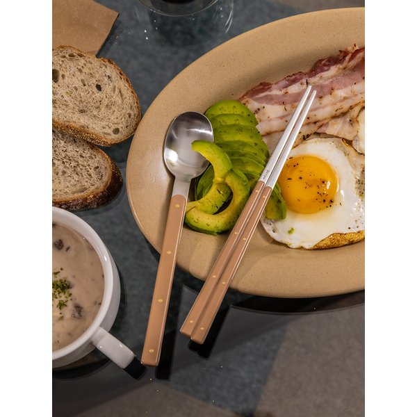 O.R.D 커트러리 한식기 수저 2인 선물세트 (스푼+젓가락) 6color