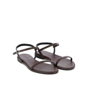 [아이데] Sandals NETTIENAPPA LEATHER MOKA Brown