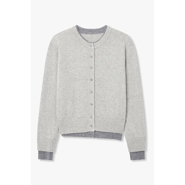 라쿤 블렌드 라운드넥 니트 가디건 7115450Y07172