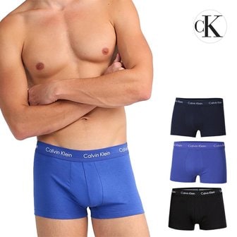 Calvin Klein Underwear 캘빈클라인 CK 언더웨어 남성 트렁크 남자속옷 드로즈 사각 팬티 3팩 세트 U2664G-4KU