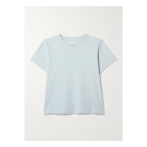 케이트 에밀루 코튼 저지 티셔츠 라이트 블루 46376663162859269