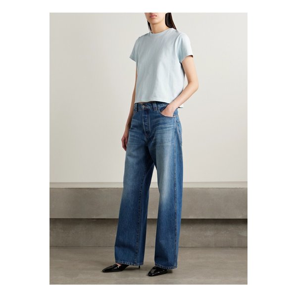 케이트 에밀루 코튼 저지 티셔츠 라이트 블루 46376663162859269