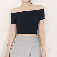 여자 반팔 슬림핏 입술넥티셔츠 패션스타일 캐주얼룩