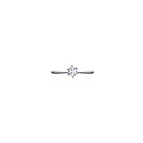 CLASSIC SOLITAIRE DIAMOND RING 0.3ct 18K WHITE GOLD(랩그로운다이아몬드) / 211220421