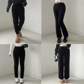 여성 기모 밴딩 베이직 팬츠 따뜻한 바지4종1택