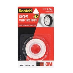 3M 스카치VHB양면테이프 5115/18mmx1.5m (1개) (WC8704E)