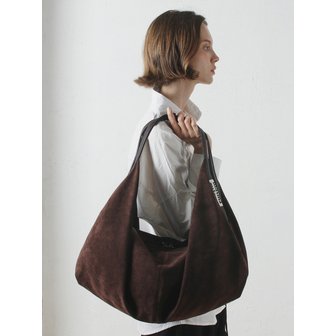 마스마룰즈 Wing suede bag _ Choco Brown