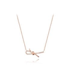 Love Knot 14K 큐빅 목걸이 SA24C20T