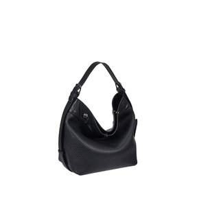 Perfec Button Up Net Hobo Piccolo (퍼펙 버튼 업 네트 호보 피콜로) Black_VQB4-1HO410-1BKXX