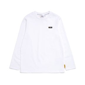 K221UTS010 네오디 스몰로고 베이직 긴팔티 WHITE