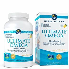 [해외직구]Nordic Naturals Omega Ultimate 노르딕 네츄럴스 얼티메이트 오메가 레몬향 1280mg 180소프트젤