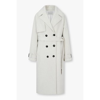 VOV [부산점] 보브)) 울 블렌드 롱 트렌치 코트 (7125416700)