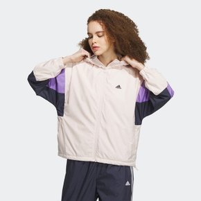 아디다스바람막이 CQK IK9871 아디다스 WOMEN SPORTSWEAR 컬러 블록 윈드브레이커 자켓