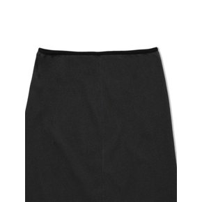 Washing Easy Long Skirt - Charcoal