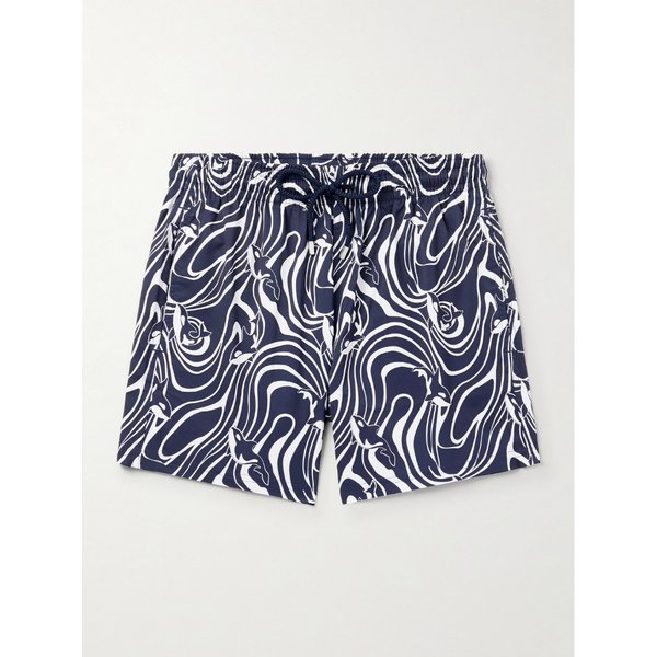 빌보콰 문라이즈 스트레이트 레그 미드 렝스 프린트 스윔 쇼츠 46376663162874783