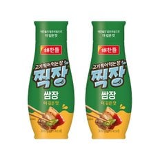 해찬들 고기찍어먹는장 찍장 쌈장 300g x2개