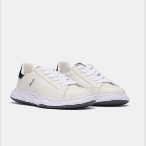 [MUST IT] 미하라 야스히로 찰스 레더 스니커즈 남여 A12FW701 WHITE