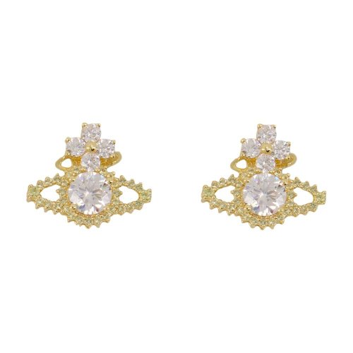 [해외배송] VALENTINA ORB 귀걸이 VIVIENNE WESTWOOD 메탈 GOLDCOLOURED B0732150566
