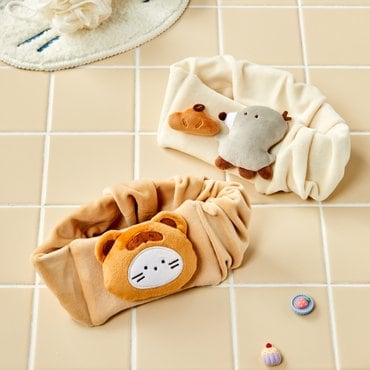 BUTTER(버터) [버터샵] 포레스트카페 밀크캣 덕지 커플 세안밴드 FREE