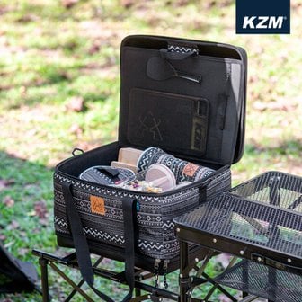 카즈미 쉐프 박스 K20T3K004 / 캠핑 키친툴세트 식기세트 코펠 캠핑가방