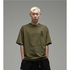 실리콘 라독 반팔 티셔츠 LW235TS904 KHAKI (LW225TS904 리오더)