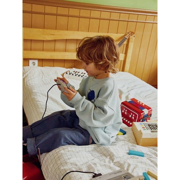 21FW NUCL HELLO BLUE PANTS&BUTTERFLY PANTS