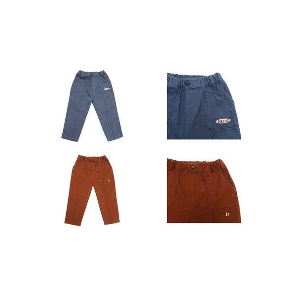 21FW NUCL HELLO BLUE PANTS&BUTTERFLY PANTS
