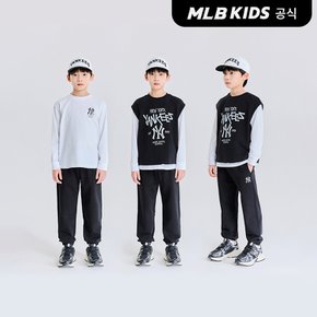 [50%OFF](공식)25SS 바시티 3PCS 베스트 긴팔티 NY (Black) 7AS1V0151-50BKS