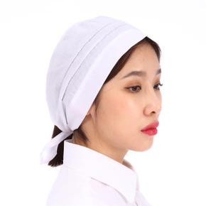 화이트망사두건 서빙모자 주방위생모자 식당 조리용두건