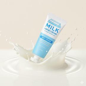 코스메이트 밀크 우유 핸드크림 60ml 4개