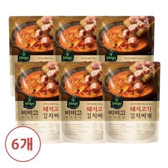 CJ제일제당 비비고 돼지고기김치찌개 460g X 6개[33739526]