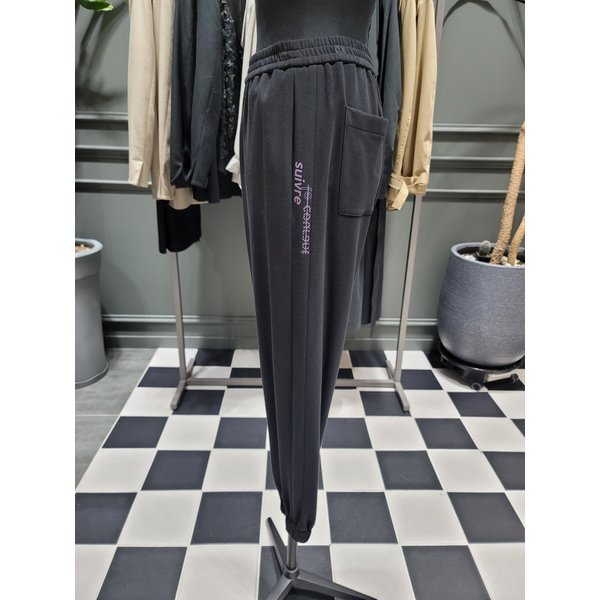 [여주점] 레터링 조거 밴딩 팬츠(SAPT36161)