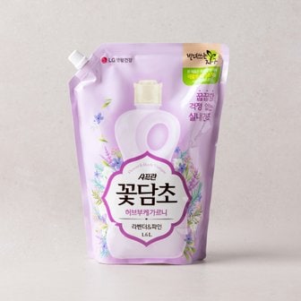 엘지생활건강 꽃담초 부케가르니 1.6L 리필 라벤더